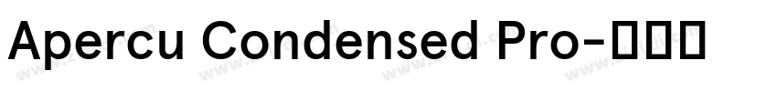 Apercu Condensed Pro字体转换